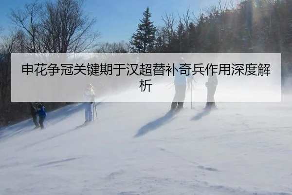 申花争冠关键期于汉超替补奇兵作用深度解析